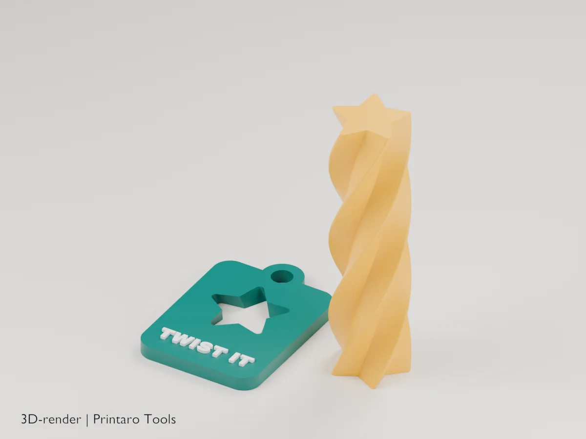 Impossible Passthrough, print layout (3D render)