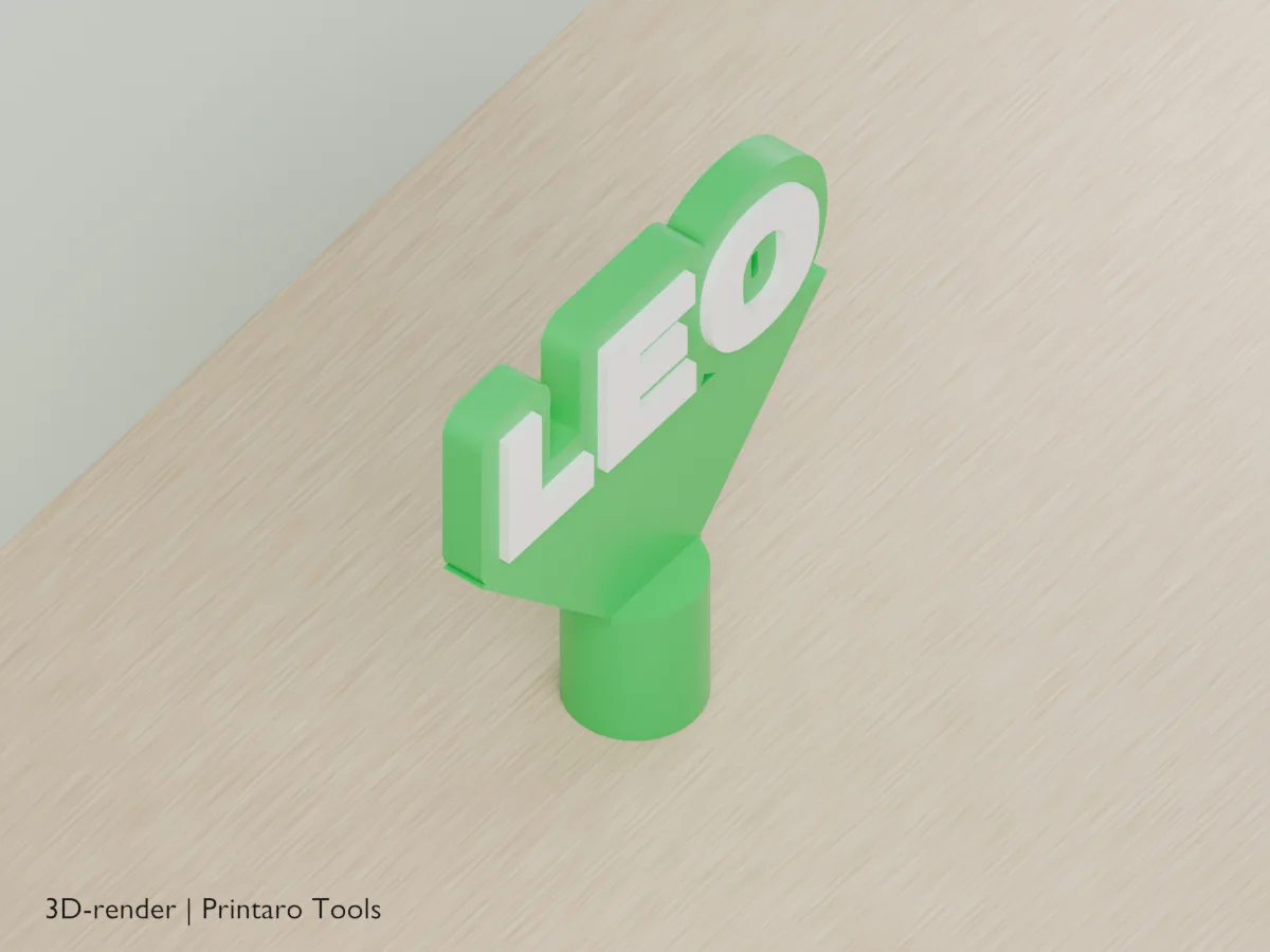 Pencil Topper Generator: 3D Printable Pencil Topper (STL)