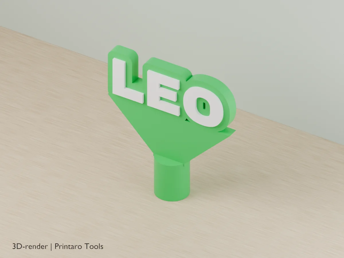 Pencil Topper Generator: 3D Printable Pencil Topper (STL)