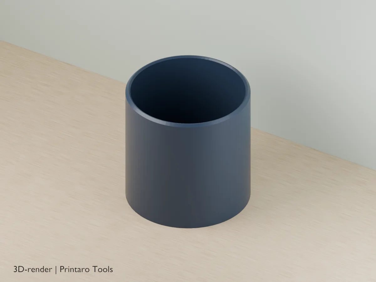 Shadow Name Projector, print orientation (3D render)